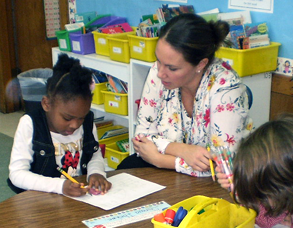  Teacher with Students