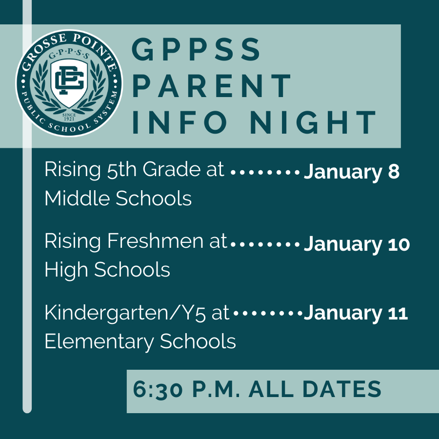  Info Night Dates