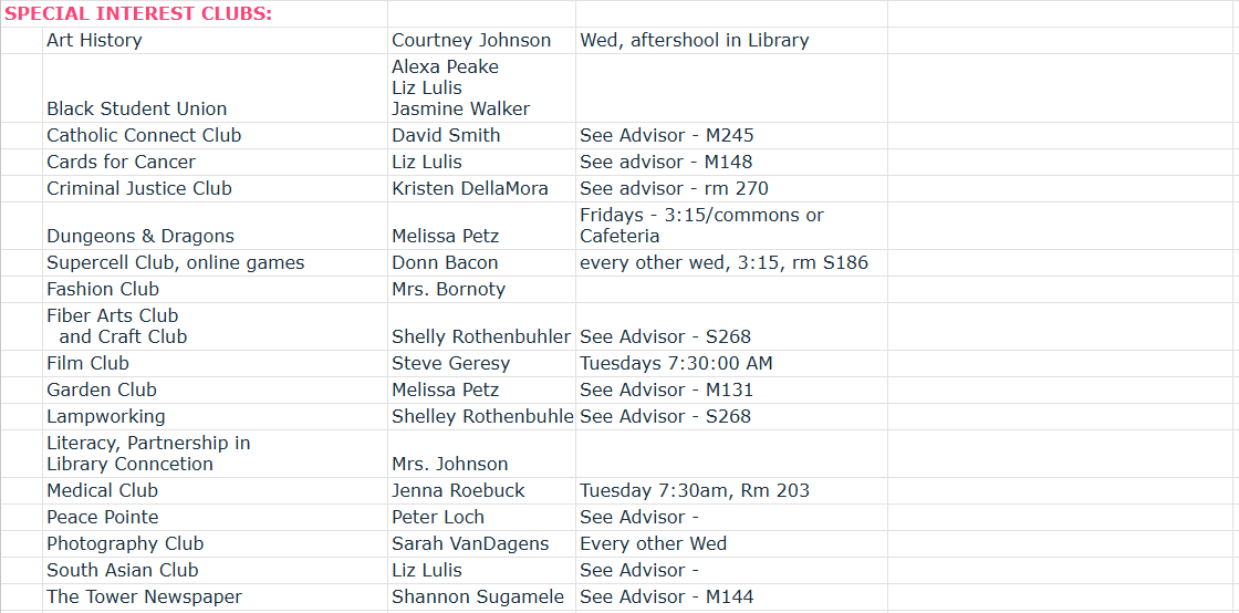 student activities 6 2 3 2025